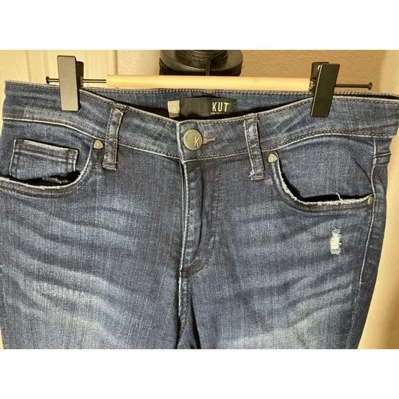 KUT from the KLOTH-( Lot of 2) Size 6 Womens Denim Jeans - Picture 9 of 10